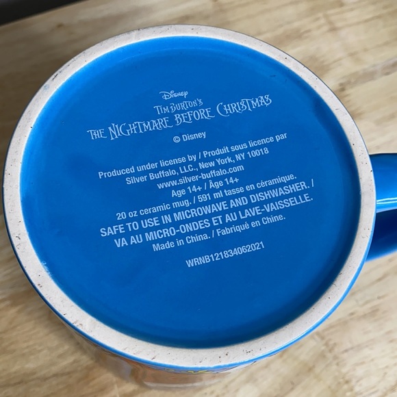 NEW Disney Nightmare before Christmas Mug jack skellington and Sally mug - Picture 5 of 7